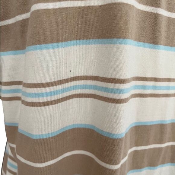 BRIXTON striped crew neck tee, cotton/polyester, size L - Picture 6 of 6